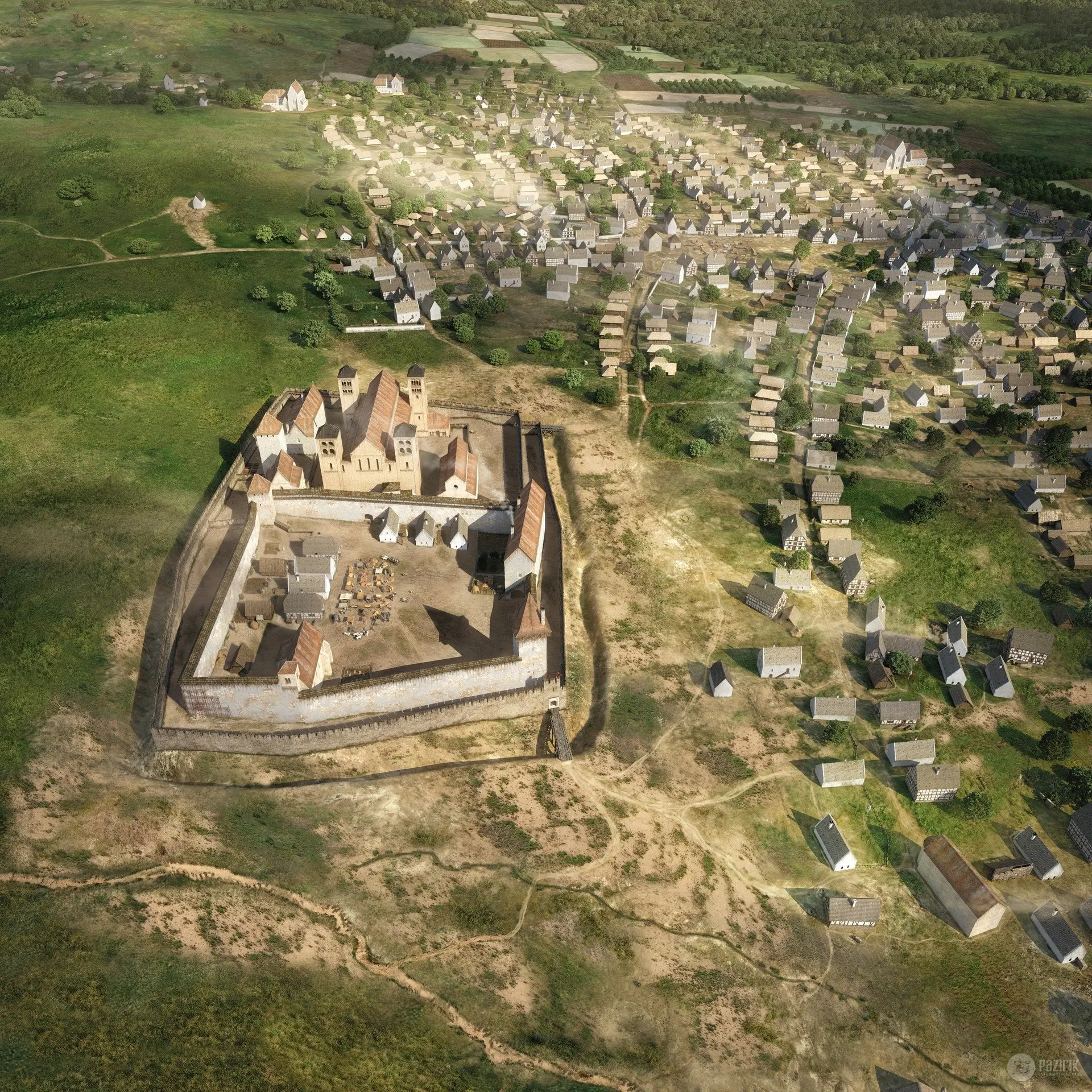 Pécs 1367 – elméleti rekonstrukció