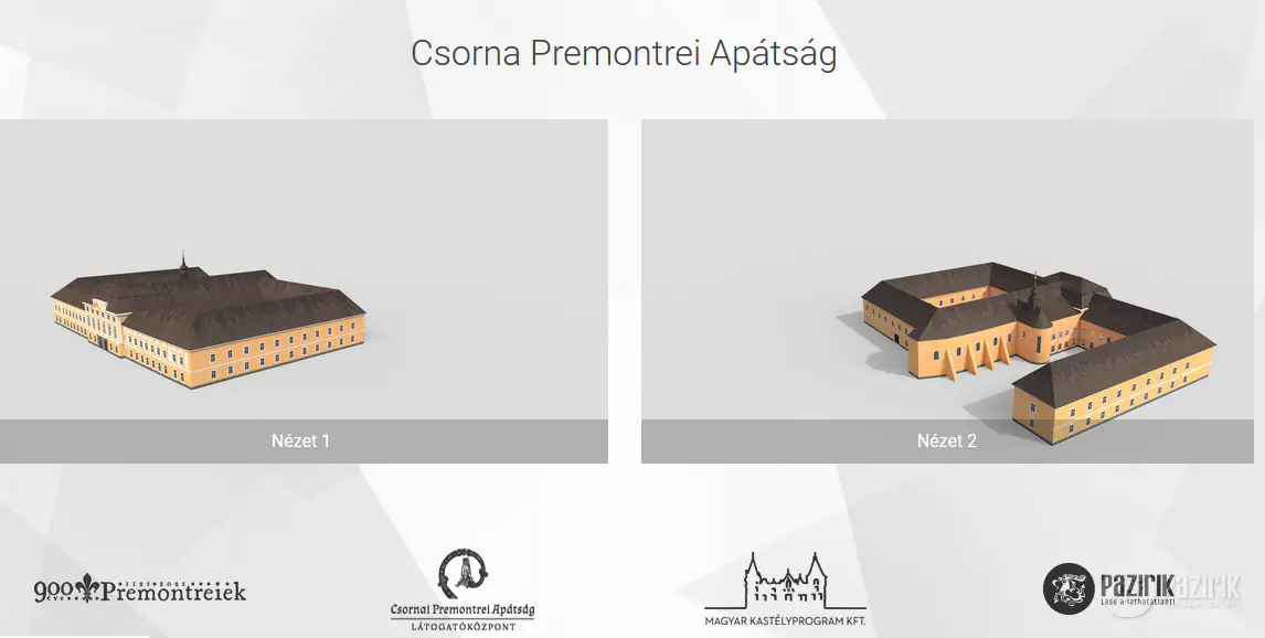 Csorna, Premontrei Apátság, szoftver