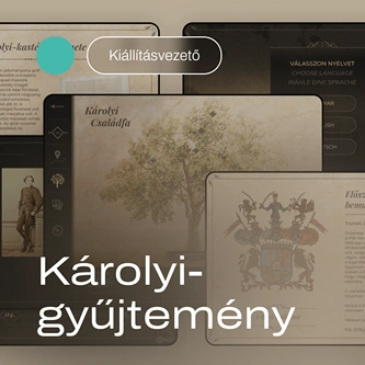 A Károlyi-gyűjtemény interaktív kiállítás vezetője