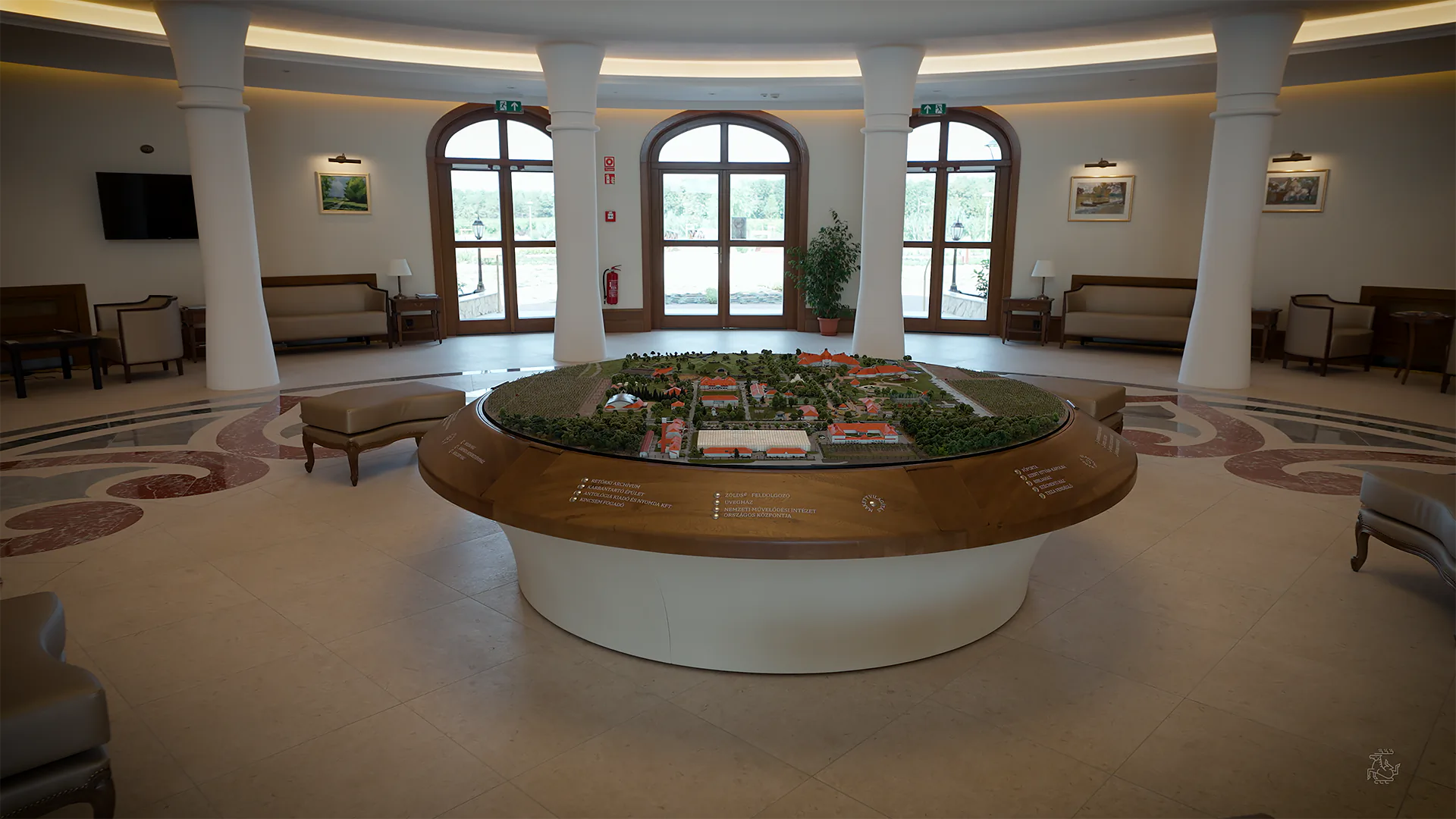 Lakitelek Hungarikum Hotel, makett