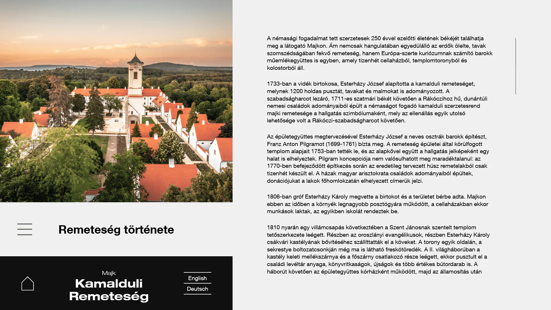 Majk, Kamalduli Remeteség